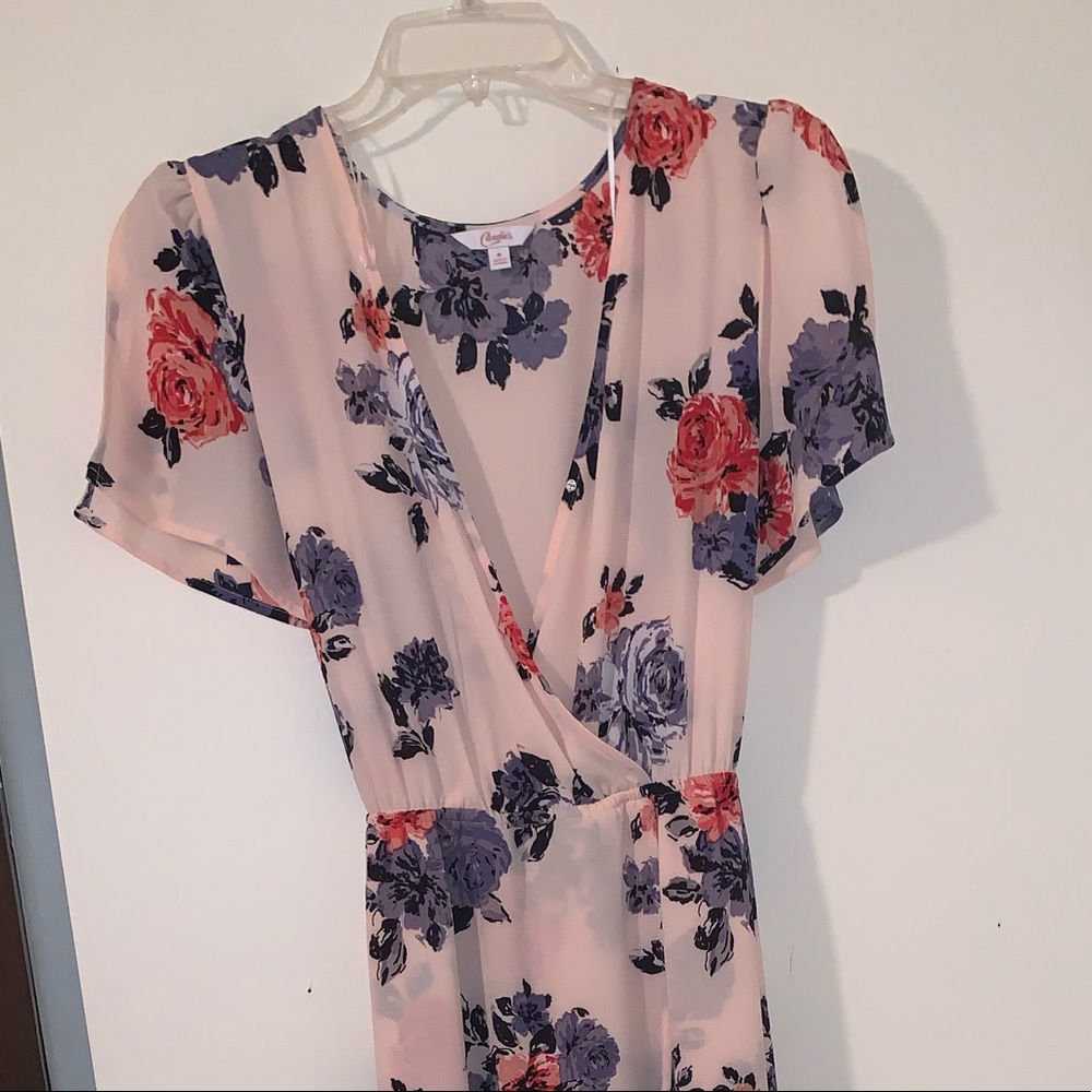 Women’s high/low floral dress